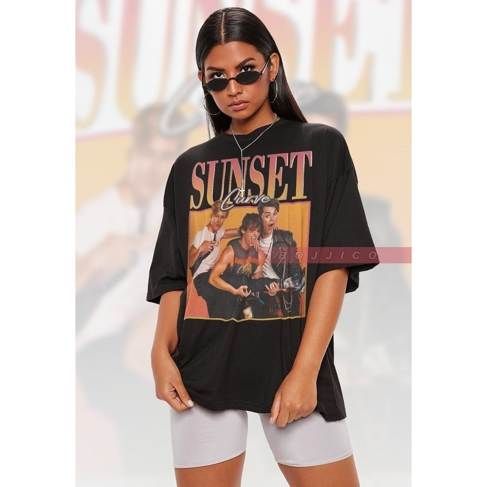 Sunset Curve Julie And The Phantm Tshirtsunset Curve Band Shirt